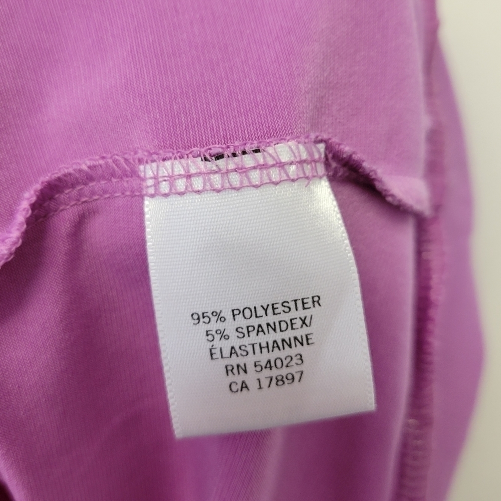 Banana Republic Drape blouse Lilac Purple M - Picture 4 of 5